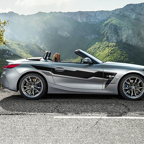 Side Door Stripes Vinyl Decal Sticker fit to BMW Z4

