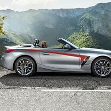 Side Accents Door Stripes Vinyl Decal Sticker fit to BMW Z4
 4