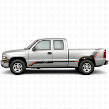 Rising Accent Door & Bedside Vinyl Stripes for Chevrolet Silverado 1500 GMT800 1999-2007_2