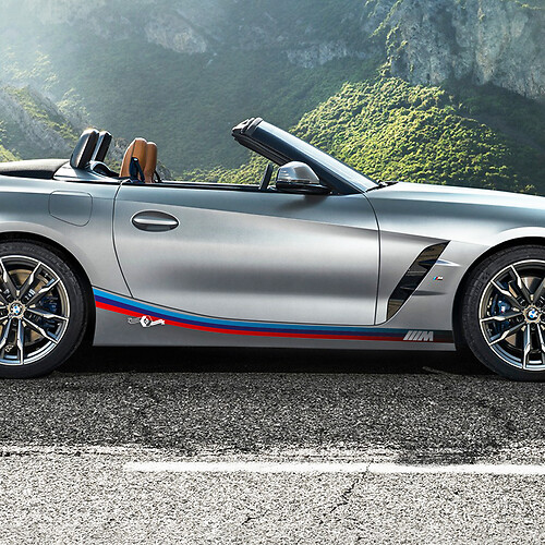 Side Accents Rocker Panel M Stripes Vinyl Decal Sticker fit to BMW Z4
