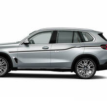 M-Style Racing Side Stripes Vinyl Decal Kit for BMW X5 G05_3