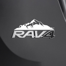 Mountains Decal Sticker Over Rear Toyota Rav4 Badge 2
 2