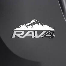 Mountains Over Rear Decal Sticker For Toyota Rav4 Badge 2