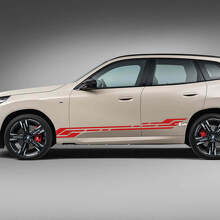 Kit d'autocollants bandes latérales - Graphismes vinyle personnalisés 2 pour BMW X3 G45 G01 ou F25 2