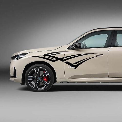 Side Door Tribal Decal Kit - Custom Vinyl Graphics 2 for BMW X3 G45 G01 or F25