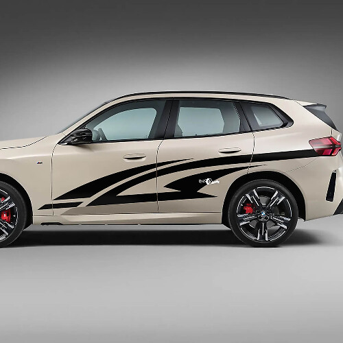 BMW X3 2024 Side Door Tribal Decal Kit - Custom Vinyl Graphics for G01 & F25 2
