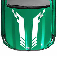 M logo Racing Checkered Windshield Decal for BMW 5 Series G60 M5 G90
 3