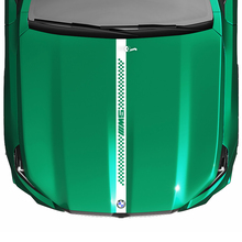 Racing M5 Logo Central Stripe Hood Decal for BMW 5 Series G60 M5 G90
 2