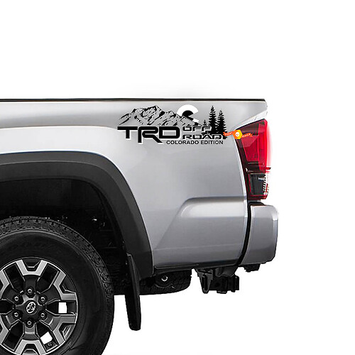 TRD-Style Off Road Colorado Edition Side Vinyl Decals for Toyota Tacoma Tundra