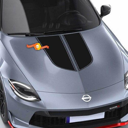 Dual Wide Hood Stripes Vinyl Decal for Nissan Z Nismo 2022+