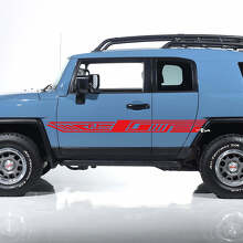 Toyota FJ Cruiser Side Door Stripes Decals Stickers Graphics - Custom Vinyl Kit
 3