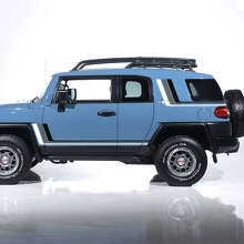 Vintage Retro Stripes Side Decals Stickers Graphics For Toyota FJ Cruiser 2