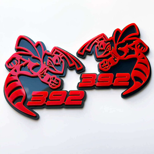 392 Hornet Bee 3D Badge Guard Badge Emblem