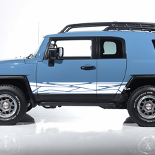 Toyota FJ Cruiser Side Door Stripes Decals Stickers Graphics - Custom Vinyl Kit
 3