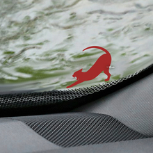 Cat Pantera Windshield Easter Egg Corner Decal - Custom Vinyl Graphic
 2