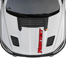 Custom Outline Lettering Hood Vinyl Decal for Dodge Ram 1500_5