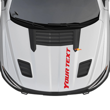 Custom Lettering Hood Vinyl Decal for Dodge Ram 1500_2