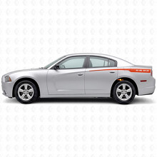 6.4L H/O Stripes Side Vinyl Decal Sticker for Dodge Charger 2011-2014_4