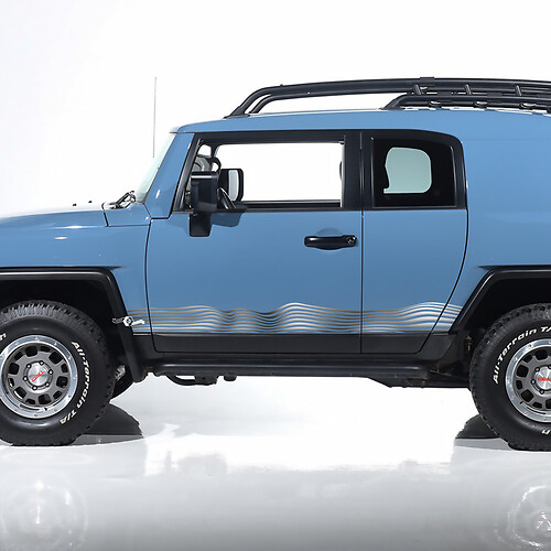 Toyota FJ Cruiser Tribal Side Door Stripes Decals Stickers Graphics - Custom Vinyl Kit
