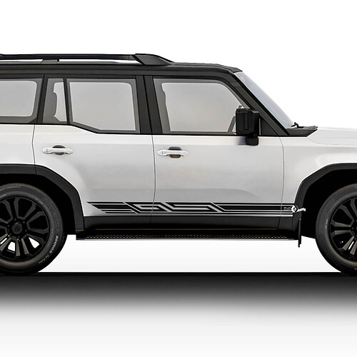 Land Cruiser Lower Side Doors Stripe Vinyl Decals Stickers
