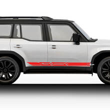 Land Cruiser Lower Side Doors Stripe Vinyl Decals Stickers
 3