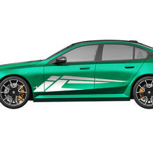 Abstract Side Stripes Racing Decal Kit for BMW 5 Series G60 M5 G90 2