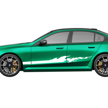 Side Stripes Flame Racing Decal Kit for BMW 5 Series G60 M5 G90 - SupDec Graphix Vinyl Stickers
 3