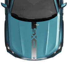 BMW X5 G05 Hood Central Gradient Stripe Decal Vinyl Sticker
 2