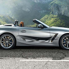 Side Door Tribal Stripes Vinyl Decal Sticker For BMW Z4 2