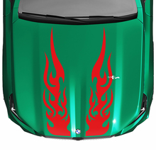 L Stripes Racing Checkered Hood Decal for BMW 5 Series G60 M5 G90
 2