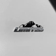 Mountains Decal Sticker Over Toyota 4Runner Limited Badge
 2