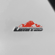 Mountains Decal Sticker Over Toyota 4Runner Limited Badge
 4