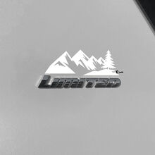 Mountains Limited Badge Area Vinyl Decal for Toyota 4Runner _3