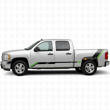 Rising Accent Door & Bedside Vinyl Stripes for Chevrolet Silverado 1500 GMT900 2007-2013_4