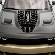 Hood Dodge 392 Honeycomb Challenger or Charger Hemi Vinyl Racing Decal Sticker
 2