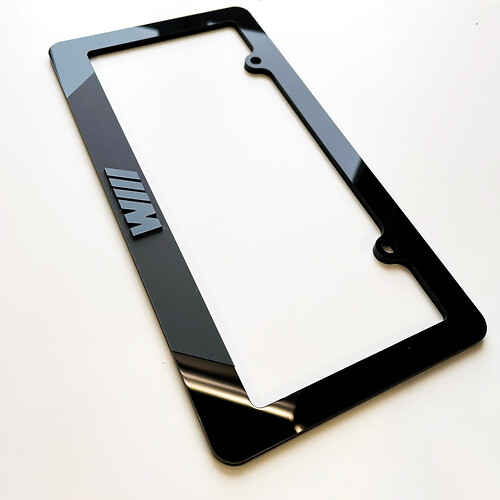 ///M Vehicle License Plate Covers Frames Vehicle Decor fit to BMW M
