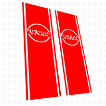 Bed Side Nissan Titan Stripes Vinyl Stickers Decals Graphics
 3