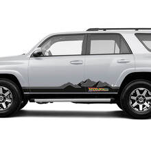 Back To The Mountains Side Door Rocker Panel Vinyl Decals Stickers for Toyota Trucks 2
 2