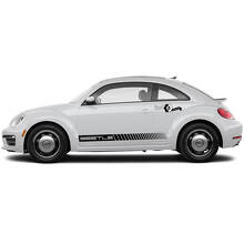 Volkswagen Beetle Side Doors Rocker Panel Vinyl Stripes Decals Stickers 3
 2