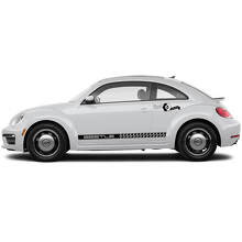 Volkswagen Beetle Side Doors Rocker Panel Vinyl Stripes Decals Stickers 7
 3