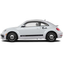 Custom Side Stripe Vinyl Decal Kit For Volkswagen Beetle_2