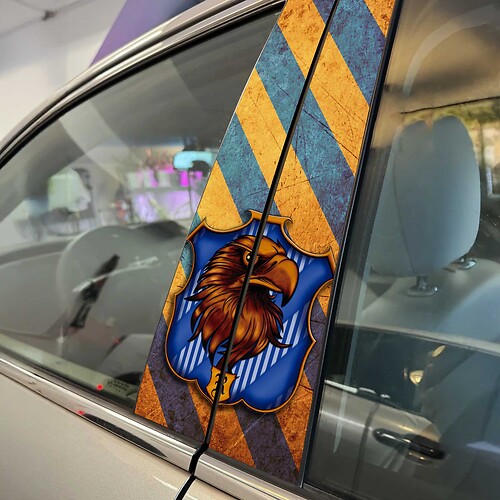 Ravenclaw style Pillar Doors Car Decal Vinyl Sticker Wrap
