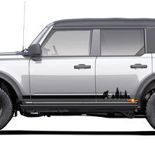 Pair of Bigfoot Yeti Rocker Panel Side Decals Stickers for Ford Bronco
 2