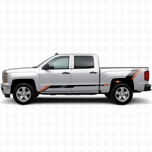 Rising Accent Door & Bedside Vinyl Stripes for Chevrolet Silverado 1500 K2XX 2014-2019_2