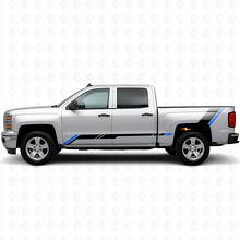 Rising Accent Door & Bedside Vinyl Stripes for Chevrolet Silverado 1500 K2XX 2014-2019_3