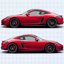 Cayman GTS 4.0 Side Stripes Vinyl Decal Kit For Porsche _2