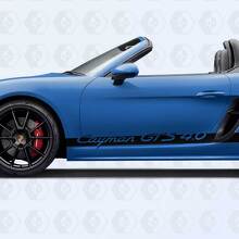 Cayman GTS 4.0 Side Stripes Vinyl Decal Kit For Porsche _3