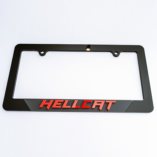 Hellcat Vehicle License Plate Covers Frames Vehicle Decor fit to Dodge Hellcat
