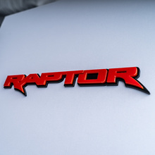 Raptor 3D Badge Fender Tailgate Badges Emblem
 3