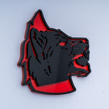 Wolf 3D Badge Fender Tailgate Badges Emblem
 2